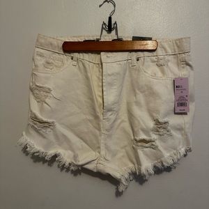 NWT Wild Fable Ripped White Shorts